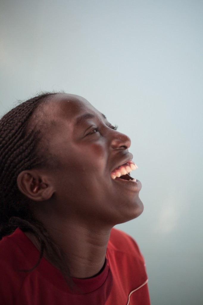 Youth laughing